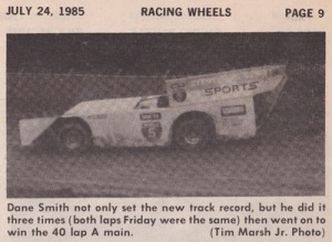 1985 July North Coast Dirt Track Classic - Racing Wheels 1 - Clipped 400